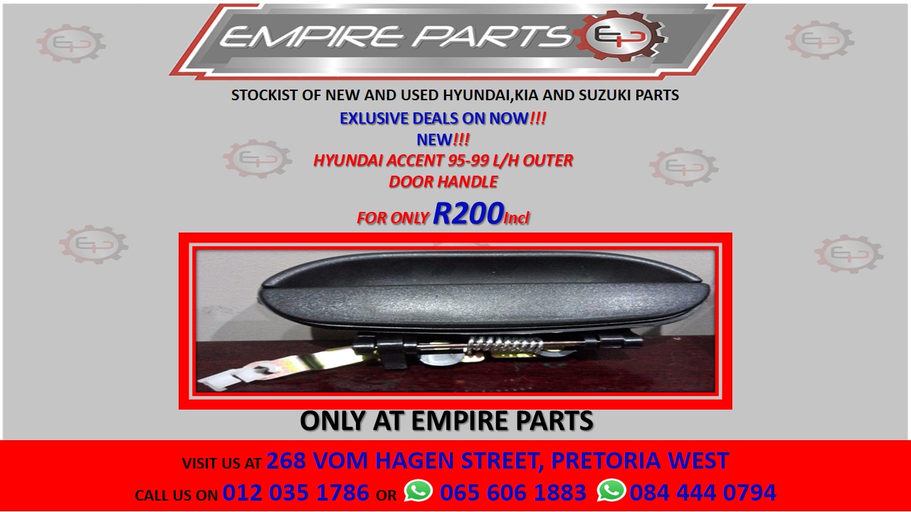 HYUNDAI ACCENT 95-99 L/H OUTER HANDLE FOR SALE - Private Seller