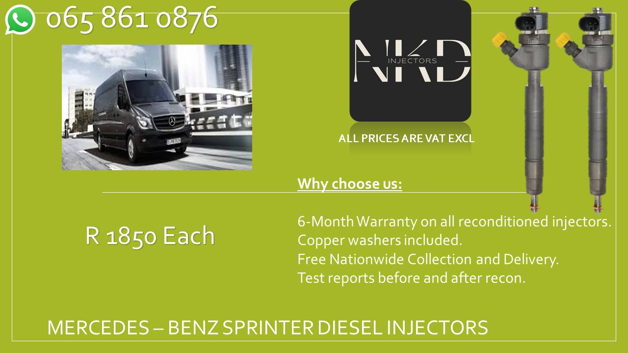 MERCEDES SPRINTER BOSCH COMMON RAIL INJECTORS FOR SALE - Private Seller MERCEDES SPRINTER BOSCH COMMON RAIL INJECTORS FOR SALE - Private Seller