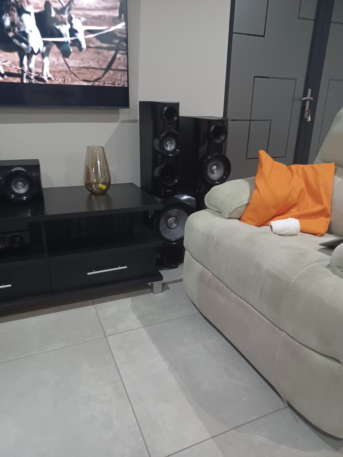 5.1 Samsung sound systems, TV Stand & Server