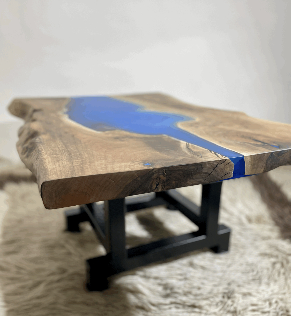 Dark Oceania Deluxe Epoxy Coffee Table