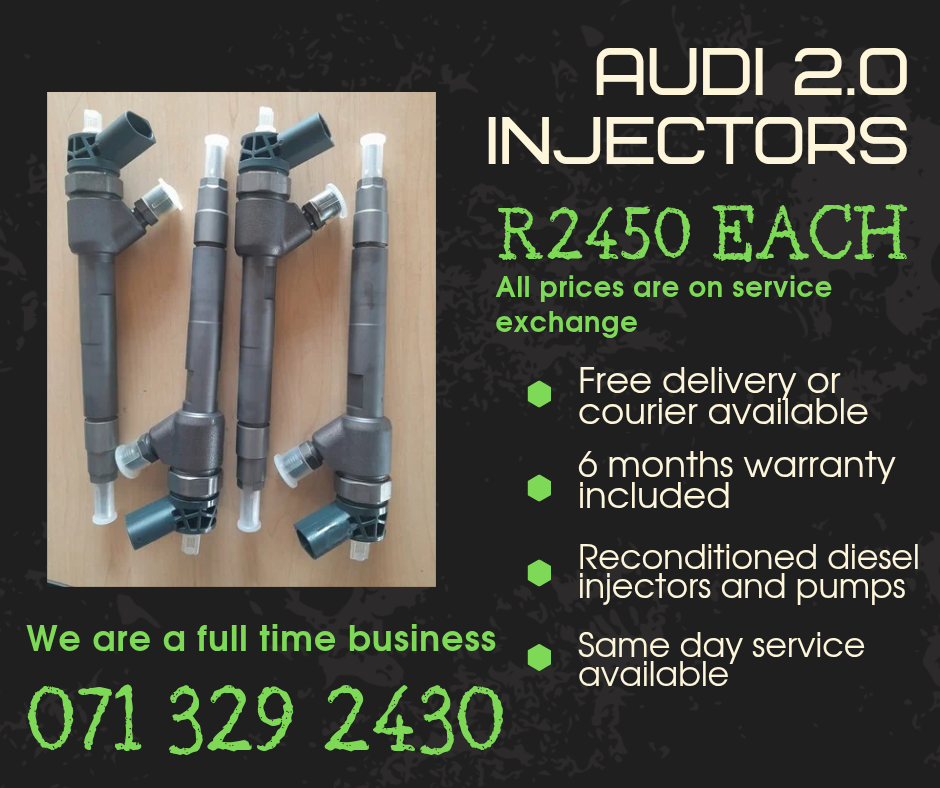 AUDI 2.0 INJECTORS FOR SALE WITH WARRANTY - Private Seller AUDI 2.0 INJECTORS FOR SALE WITH WARRANTY - Private Seller