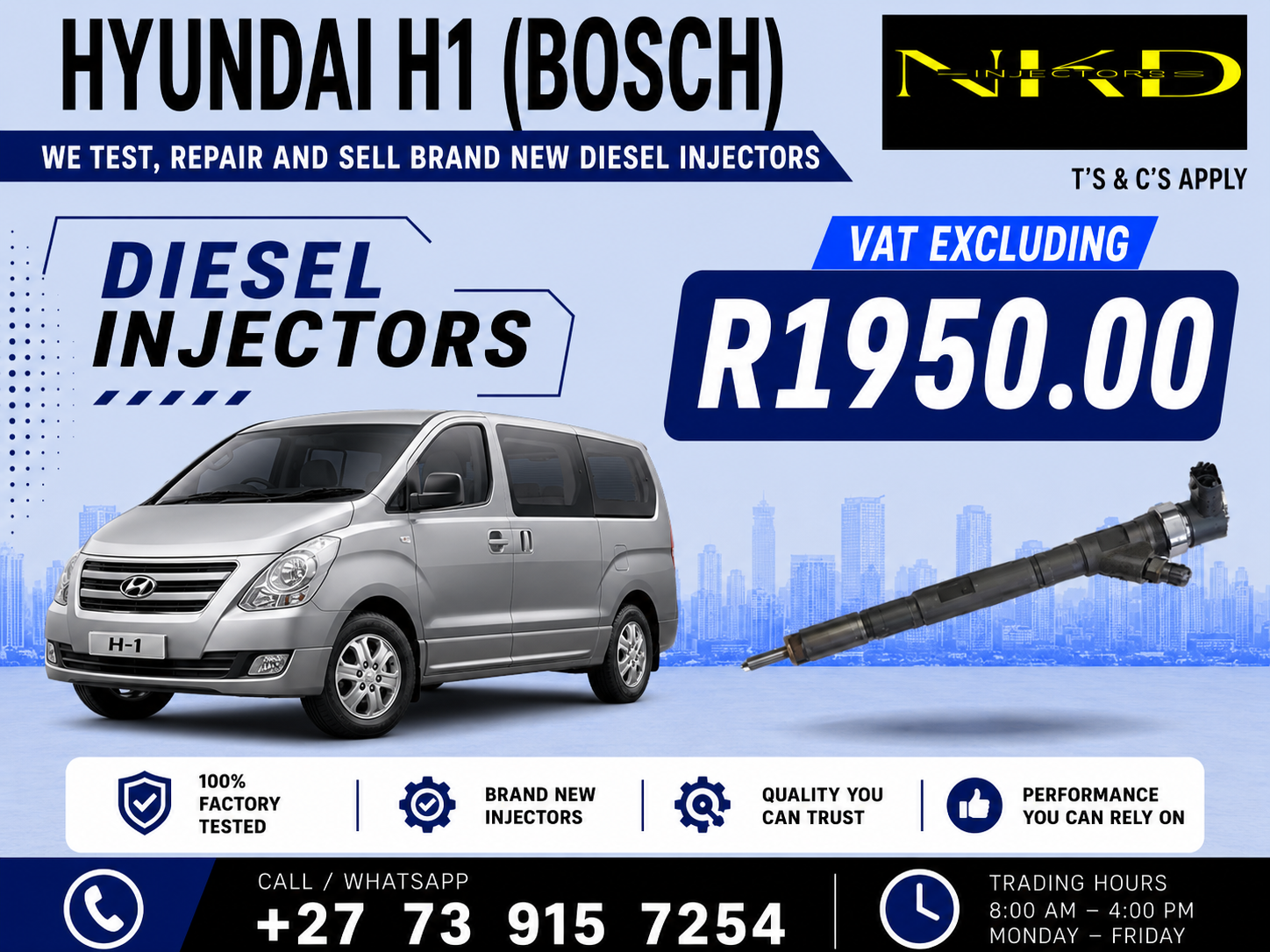 Hyundai_H1_Bosch_Injectors - Private Seller Hyundai_H1_Bosch_Injectors - Private Seller