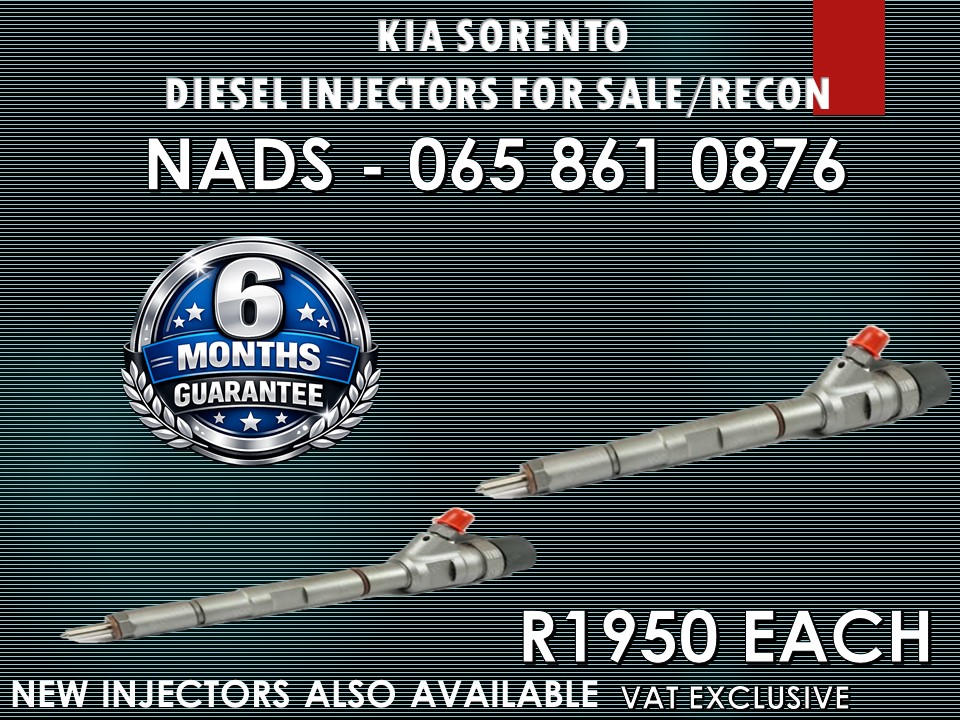 KIA SORENTO DIESEL INJECTORS FOR SALE FOR KIA SORENTO - Private Seller KIA SORENTO DIESEL INJECTORS FOR SALE FOR KIA SORENTO - Private Seller