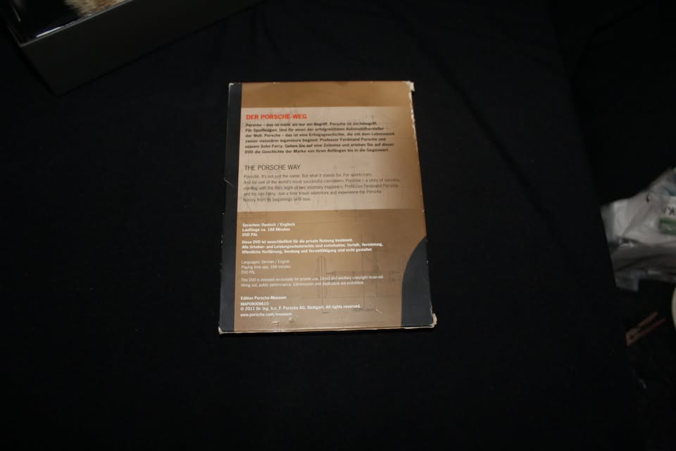 Porsche Motor Sport Bear and DVD