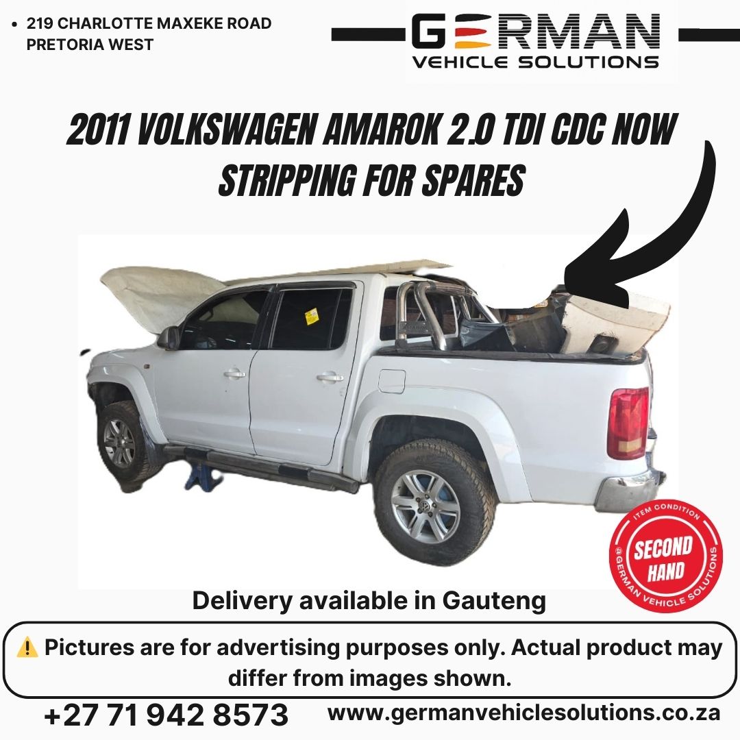 2011 Volkswagen Amarok 2.0 tdi double cab stripping for spares - Private Seller 2011 Volkswagen Amarok 2.0 tdi double cab stripping for spares - Private Seller