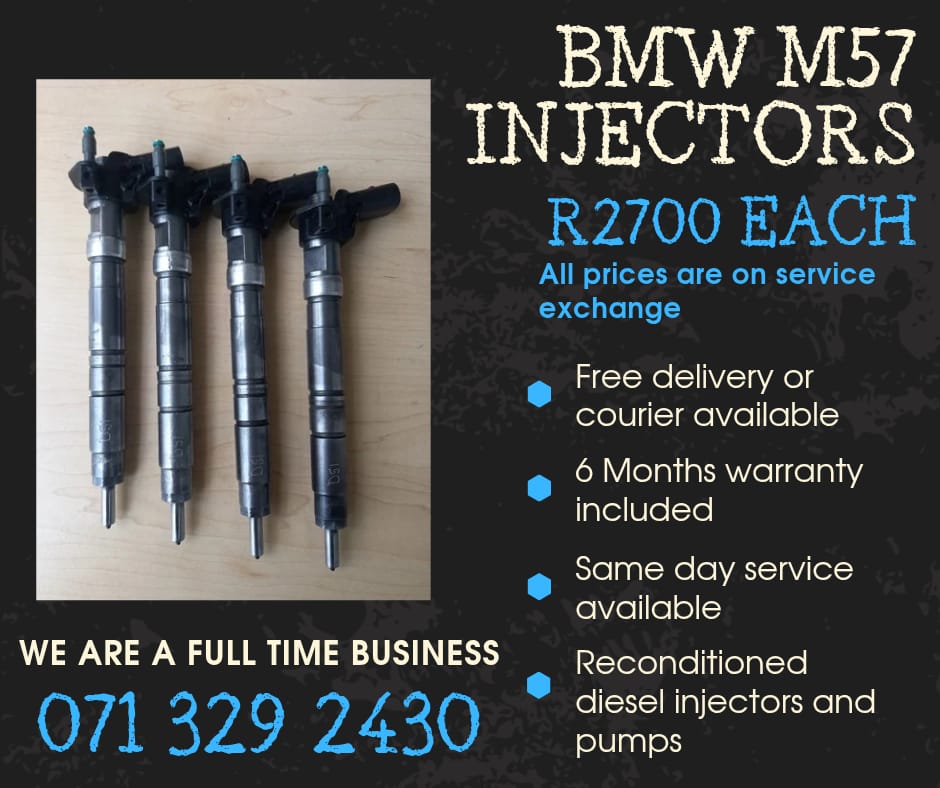 BMW M57 INJECTORS FOR SALE WITH WARRANTY - Private Seller BMW M57 INJECTORS FOR SALE WITH WARRANTY - Private Seller