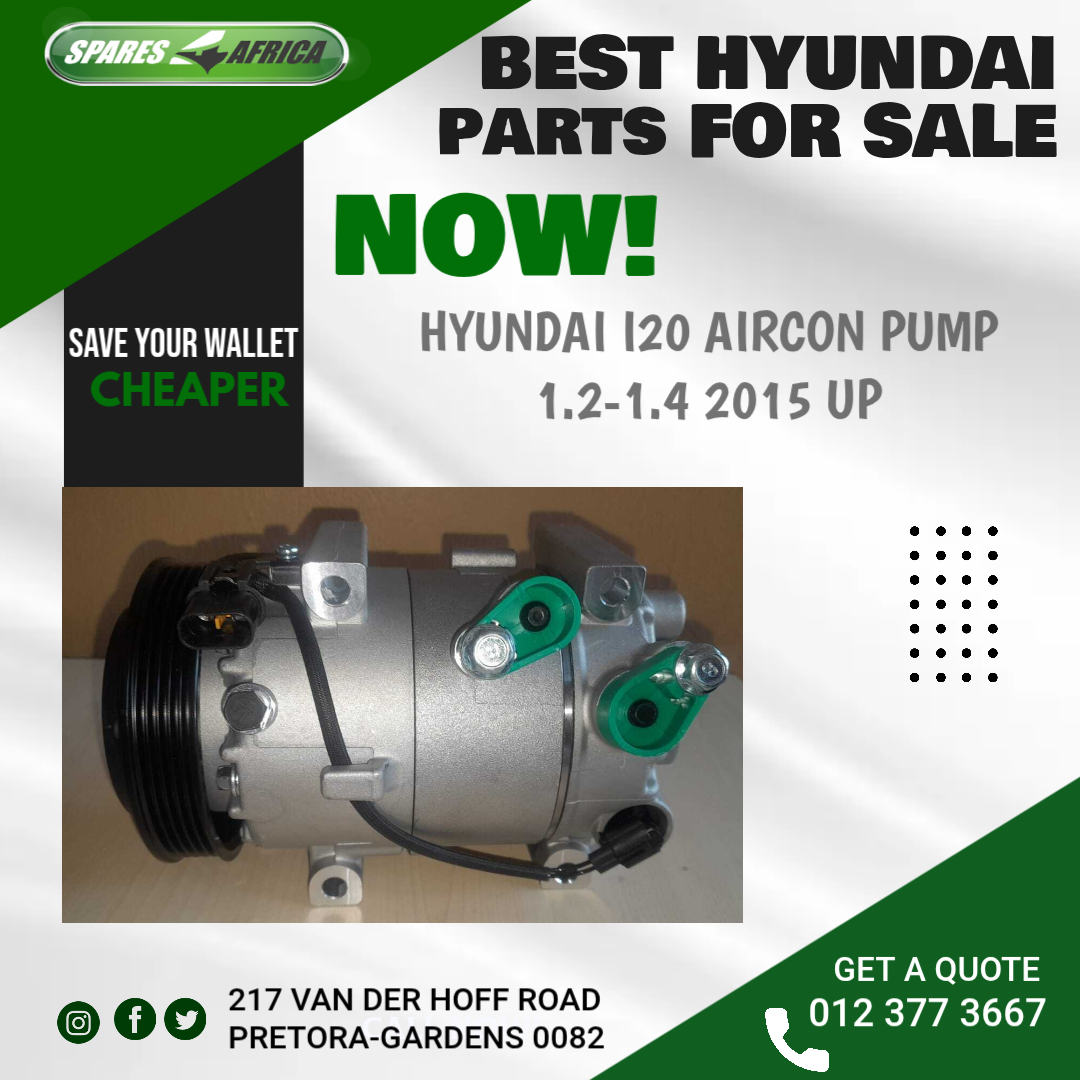 HYUNDAI i20 AIRCON PUMP FOR SALE - Private Seller HYUNDAI i20 AIRCON PUMP FOR SALE - Private Seller