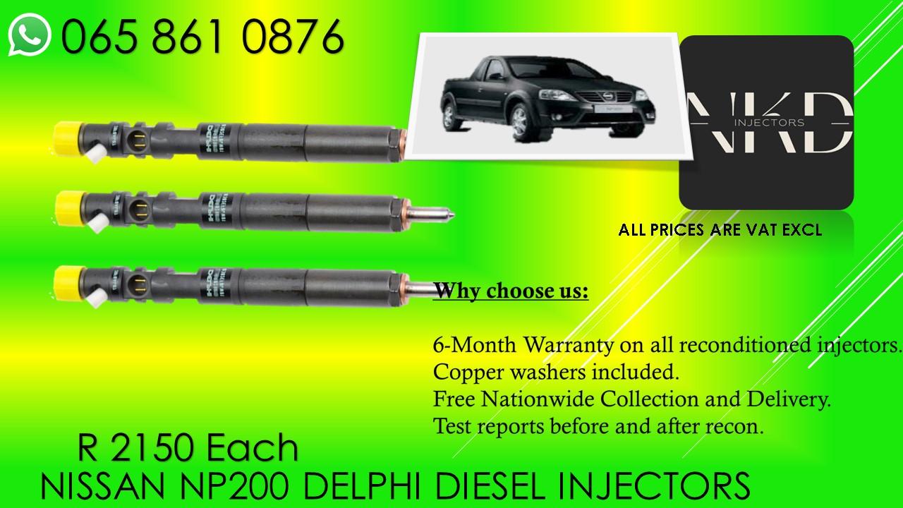 NISSAN NP200 1.5 DCI DELPHI DIESEL INJECTORS FOR SALE. - Private Seller NISSAN NP200 1.5 DCI DELPHI DIESEL INJECTORS FOR SALE. - Private Seller