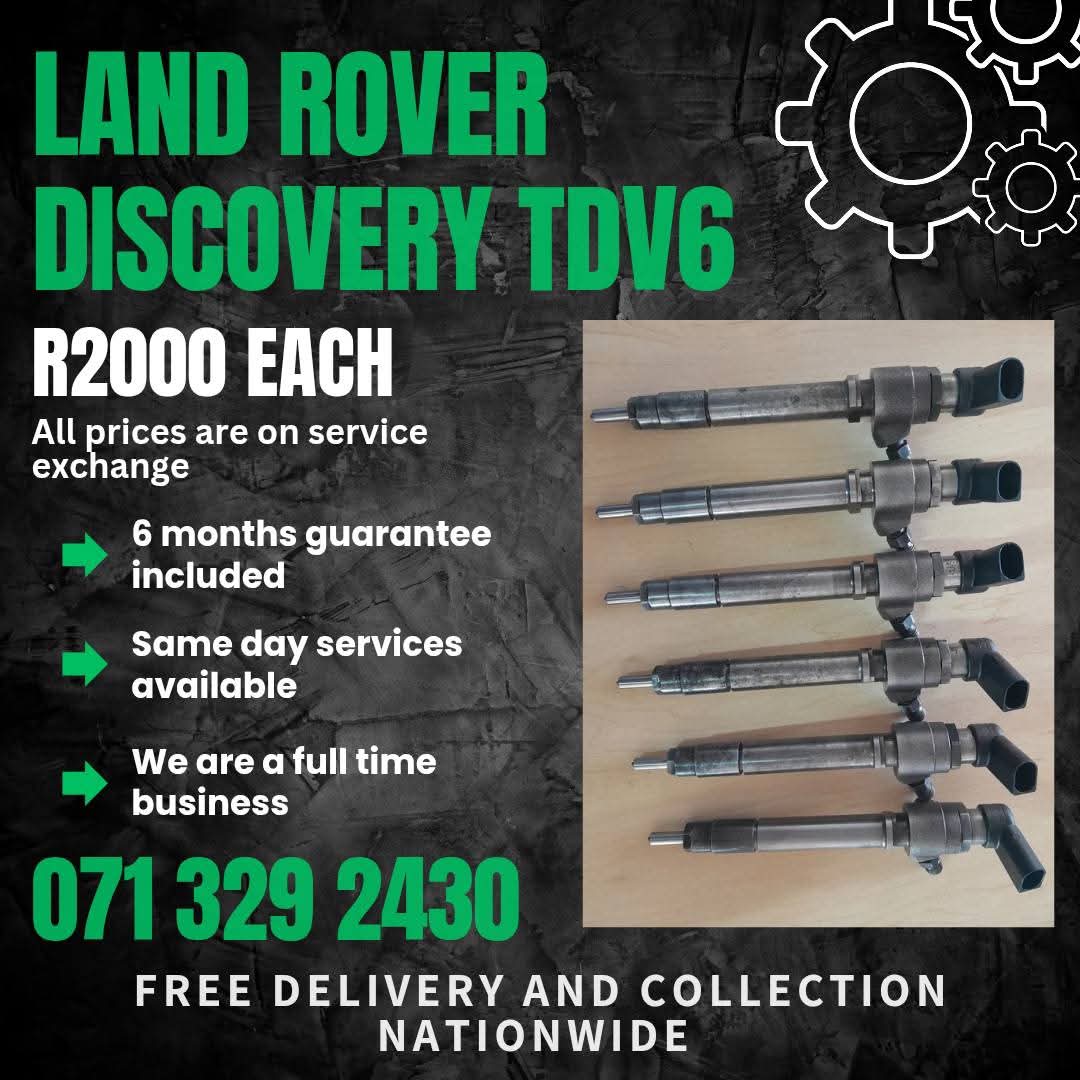 LAND ROVER DISCOVERY TDV6 INJECTORS FOR SALE WITH WARRANTY - Private Seller LAND ROVER DISCOVERY TDV6 INJECTORS FOR SALE WITH WARRANTY - Private Seller