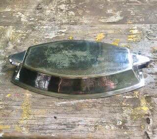 A beautiful Vintage Silver plated oval bread or serving tray