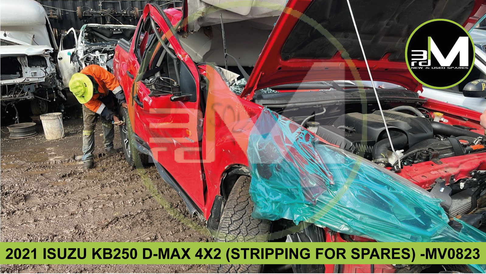 2021 ISUZU D-MAX 4X2 3.0 (STRIPPING FOR PARTS) - MV0823 - Private Seller 2021 ISUZU D-MAX 4X2 3.0 (STRIPPING FOR PARTS) - MV0823 - Private Seller