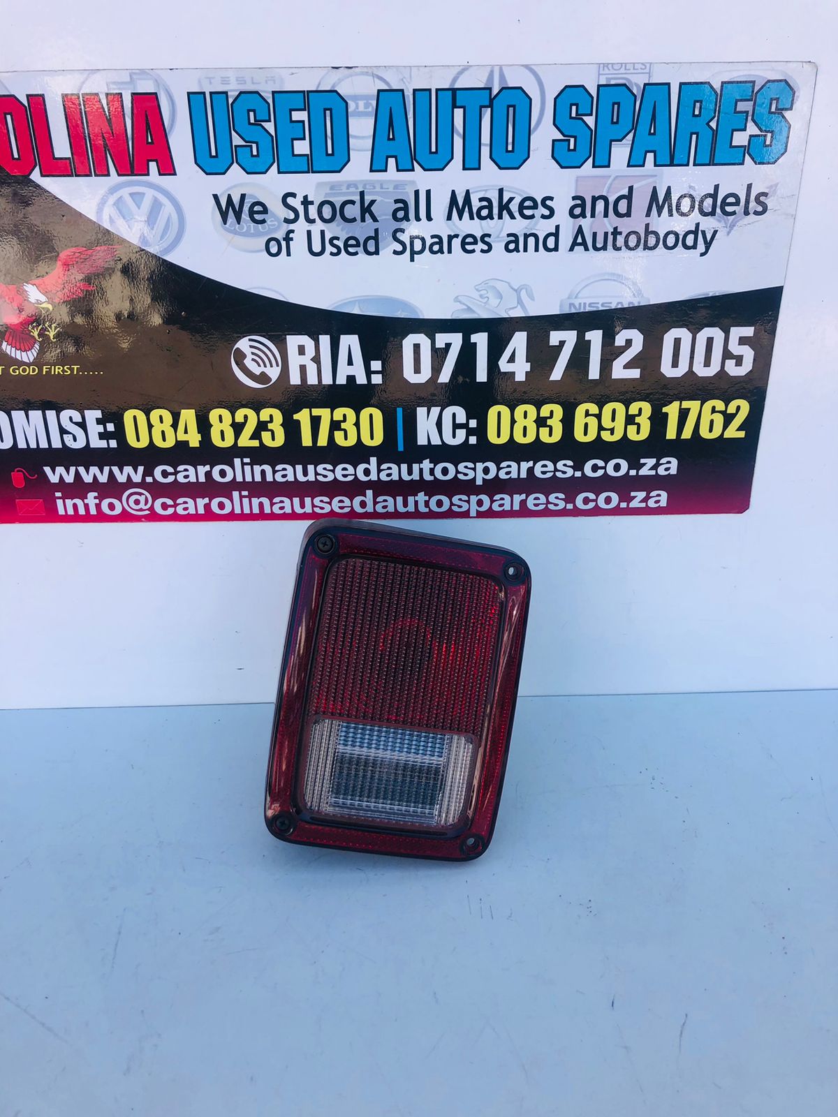 Jeep Wrangler left side taillight - Private Seller Jeep Wrangler left side taillight - Private Seller