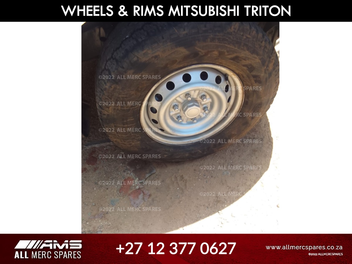 USED MITSUBISHI TRITON WHEELS AND RIMS - Private Seller USED MITSUBISHI TRITON WHEELS AND RIMS - Private Seller