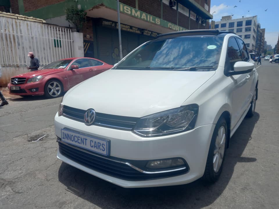 2018 VW POLO TSI 1.2 PETROL, MANUAL TRANSMISSION, WHITE COLOUR, 63000KM