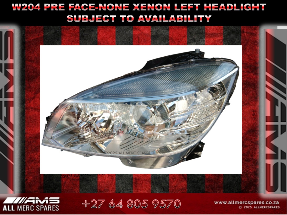 New W204 Pre-Face Non-Xenon Left Headlight - Private Seller New W204 Pre-Face Non-Xenon Left Headlight - Private Seller