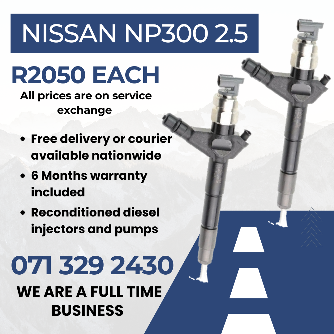 NISSAN NP300 2.5 INJECTORS FOR SALE WITH WARRANTY - Private Seller NISSAN NP300 2.5 INJECTORS FOR SALE WITH WARRANTY - Private Seller