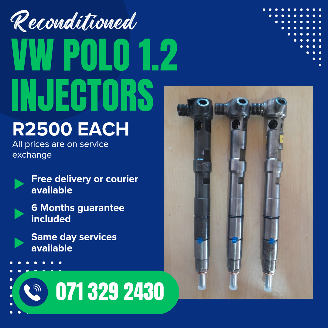VW POLO 1.2 DIESEL INJECTORS FOR SALE WITH WARRANTY - Private Seller VW POLO 1.2 DIESEL INJECTORS FOR SALE WITH WARRANTY - Private Seller