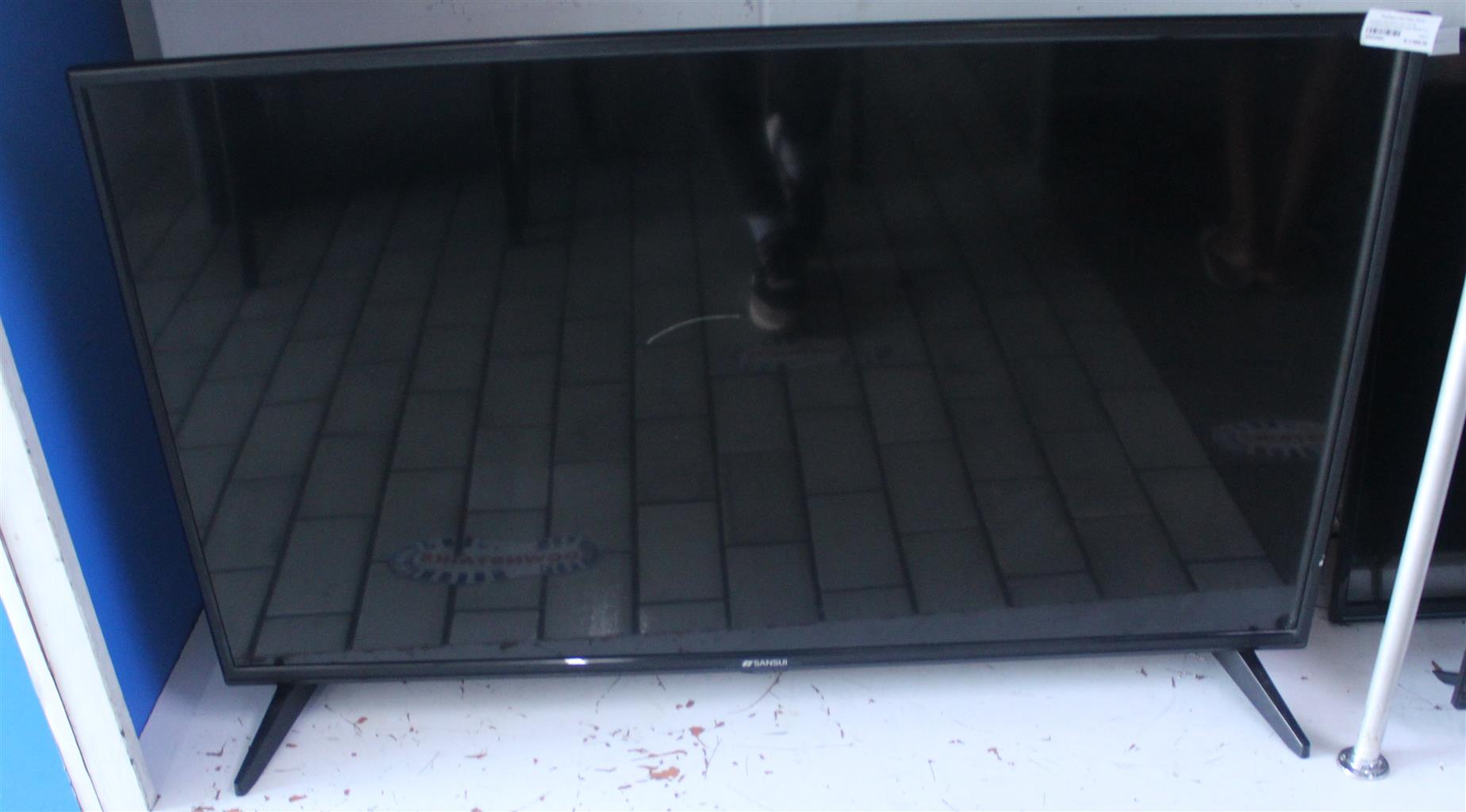 SANSUI 50 INCH LED TV W/POWERCABLE LEGS AND REMOTE S062408A SANSUI 50 INCH LED TV W/POWERCABLE LEGS AND REMOTE S062408A