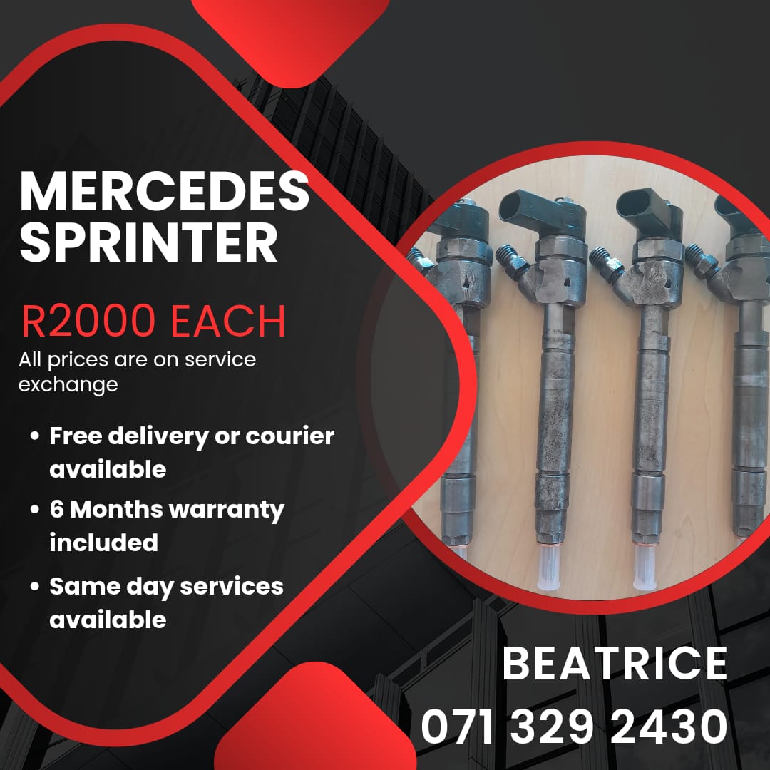 MERCEDES BENZ SPRINTER INJECTORS FOR SALE WITH WARRANTY INCLUDED - Private Seller MERCEDES BENZ SPRINTER INJECTORS FOR SALE WITH WARRANTY INCLUDED - Private Seller
