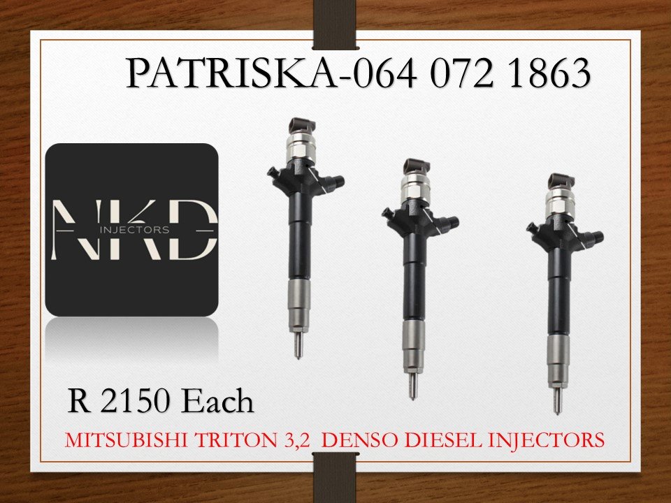 MITSUBISHI TRITON 3,2 DIESEL INJECTORS FOR SALE OR TO RECON - Private Seller MITSUBISHI TRITON 3,2 DIESEL INJECTORS FOR SALE OR TO RECON - Private Seller