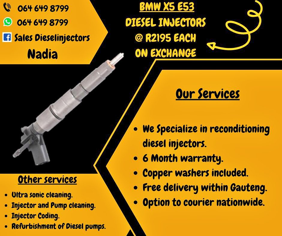 BMW X5 E53 DIESEL INJECTORS - Private Seller BMW X5 E53 DIESEL INJECTORS - Private Seller