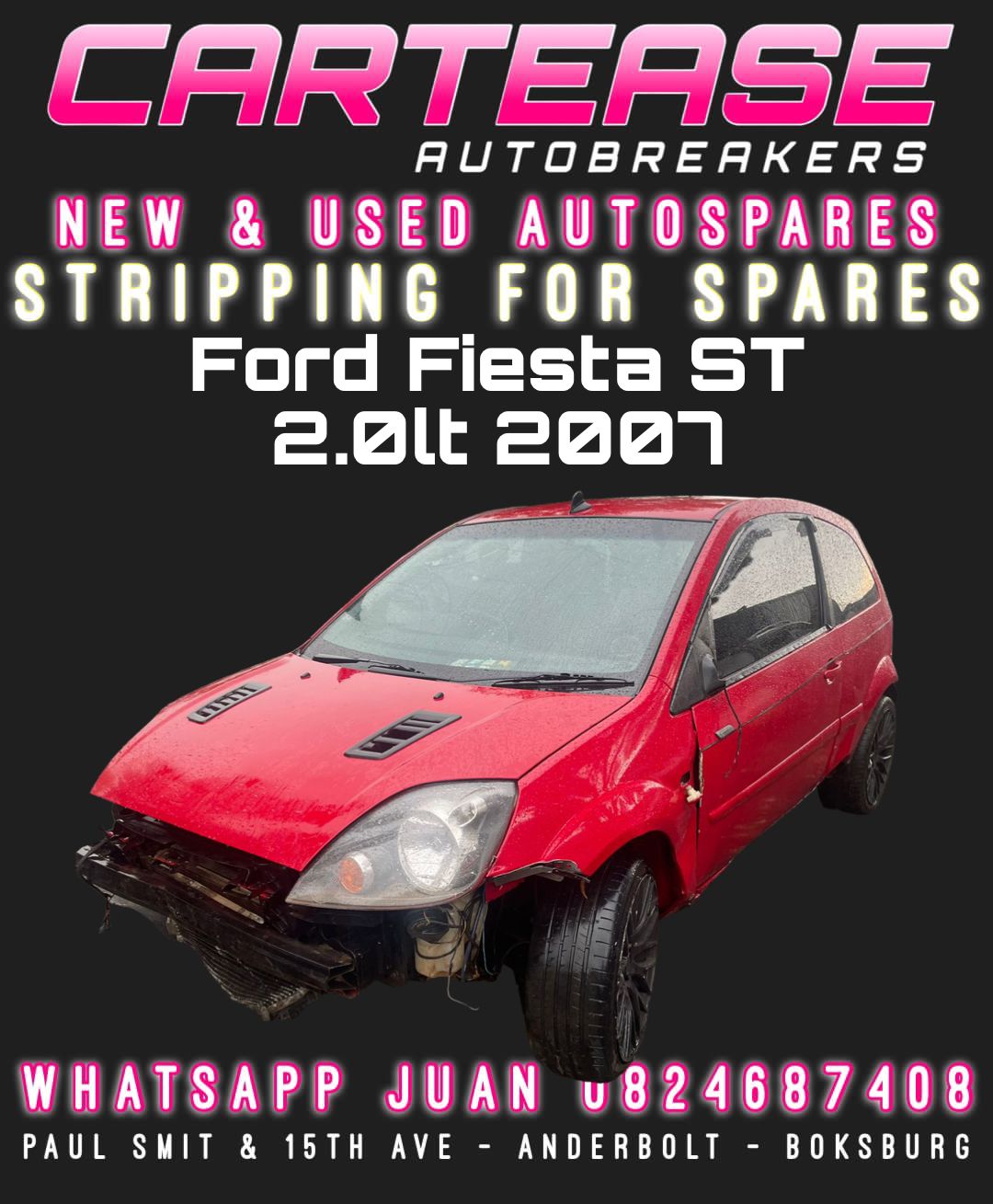 FORD FIESTA ST 2.0LT 2007 STRIPPING FOR SPARES - Private Seller FORD FIESTA ST 2.0LT 2007 STRIPPING FOR SPARES - Private Seller