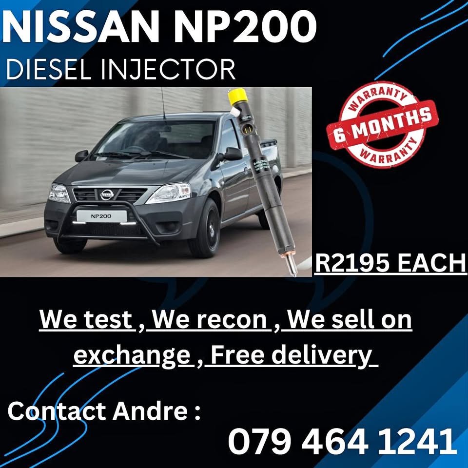 NISSAN NP 200 DIESEL INJECTORS - Private Seller NISSAN NP 200 DIESEL INJECTORS - Private Seller