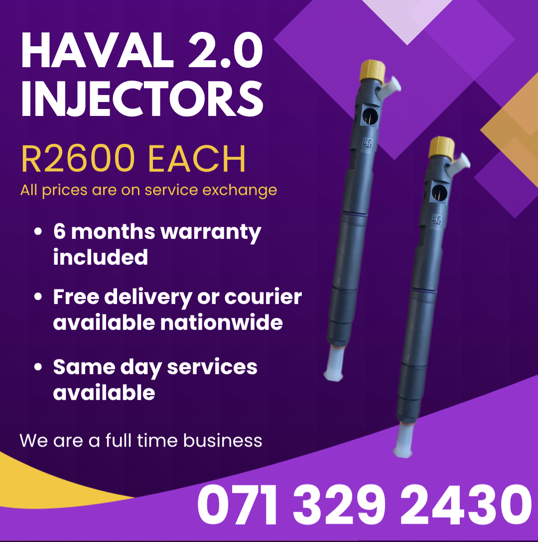 HAVAL 2.0 INJECTORS FOR SALE WITH WARRANTY ON - Private Seller HAVAL 2.0 INJECTORS FOR SALE WITH WARRANTY ON - Private Seller