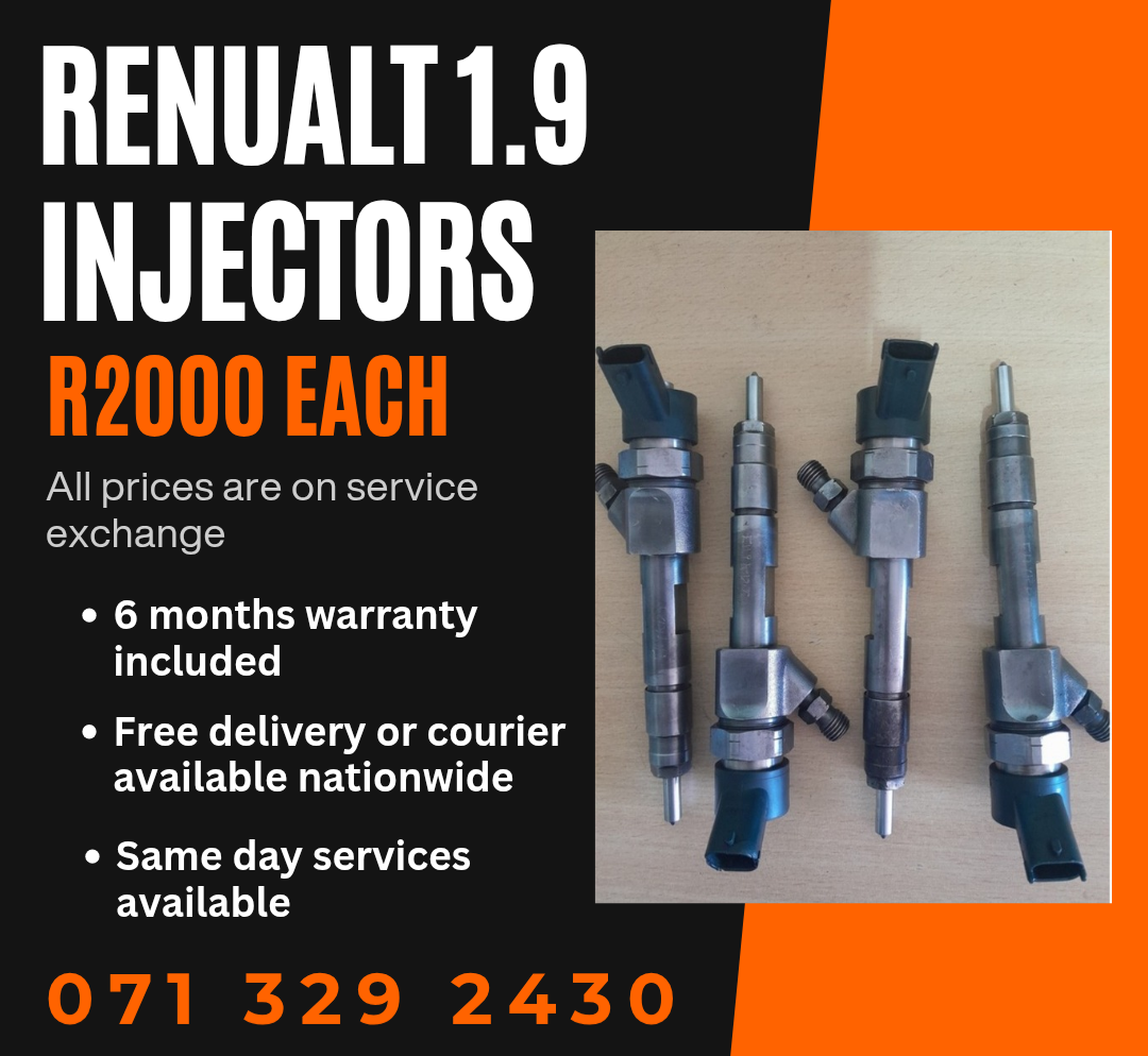 RENUALT MEGANE 1.9 INJECTORS FOR SALE WITH WARRANTY ON - Private Seller