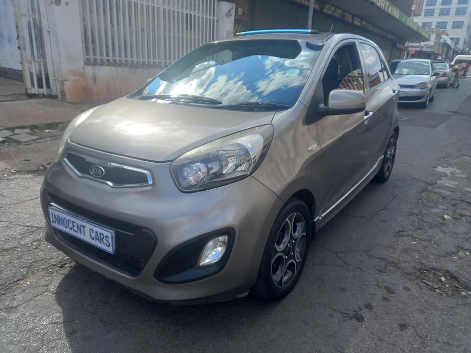 2012 KIA PICANTO 1.2 PETROL MANUAL TRANSMISSION, GREY COLOUR