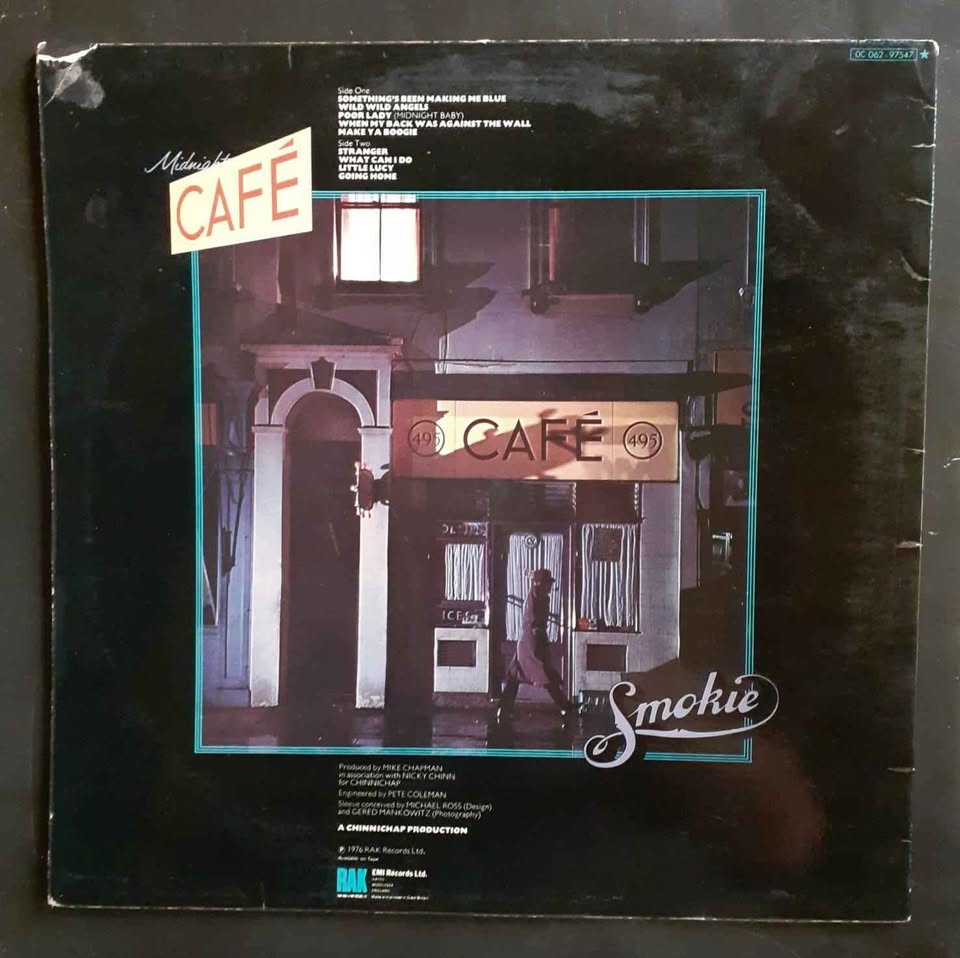 Smokie - Midnight Cafe LP Record