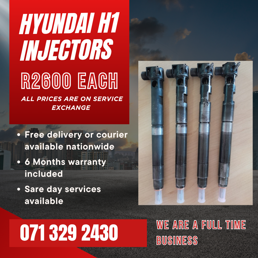 HYUNDAI H1 INJECTORS FOR SALE WITH WARRANTY ON - Private Seller HYUNDAI H1 INJECTORS FOR SALE WITH WARRANTY ON - Private Seller