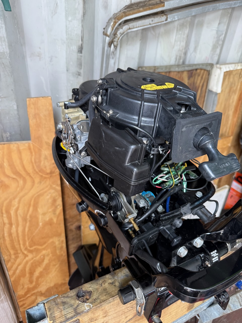 2024 Mercury 9.9hp Outboard Motor Long Shaft Tiller and Fuel Tank