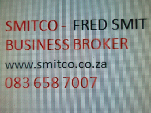 BUSINESS CONSULTANT :Let Fred Smit - SMITCO assist  desision to buy or sell.