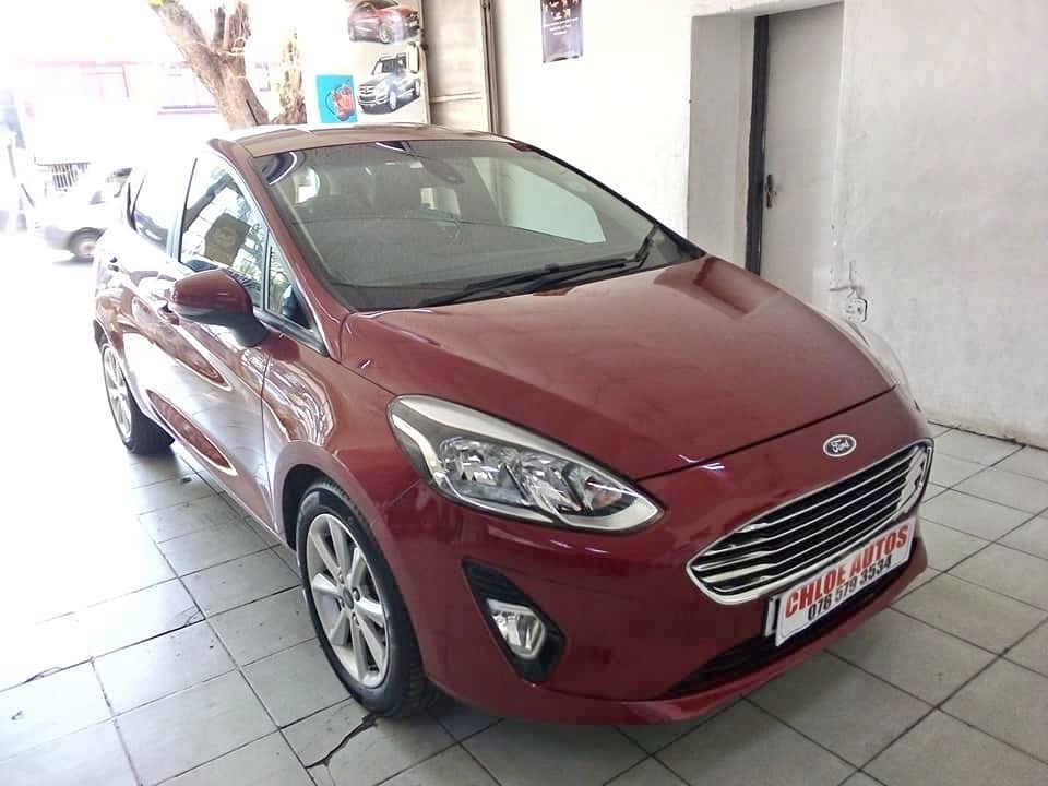 2018 FORD FIESTA ECOBOOST 1.0 MANUAL PETROL SERVICE BOOK MAROON 60.000KM