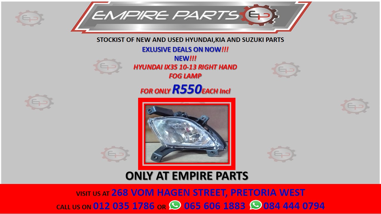 HYUNDAI IX35 10-13 RIGHT HAND FOG LAMP - Private Seller HYUNDAI IX35 10-13 RIGHT HAND FOG LAMP - Private Seller