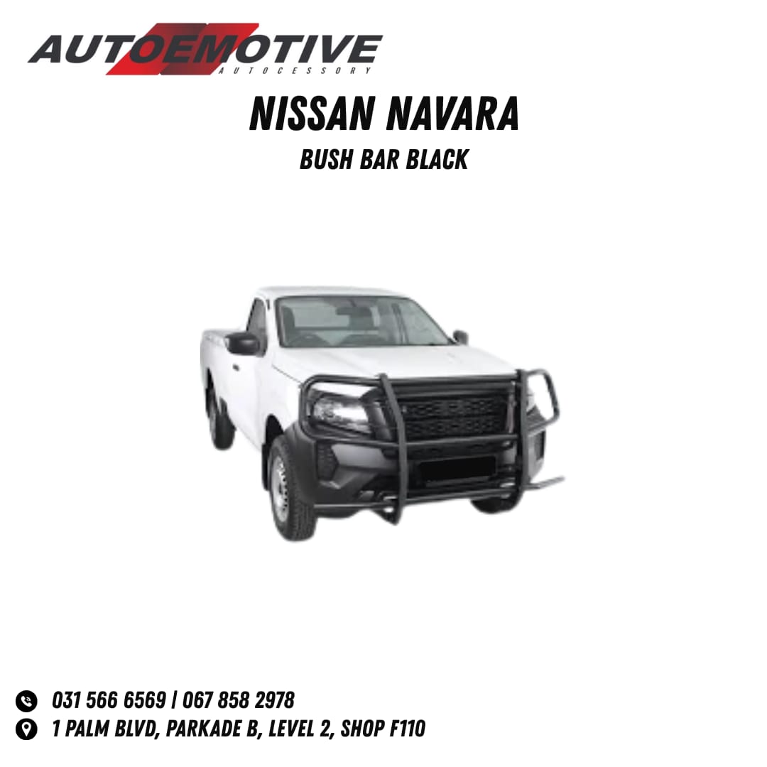 Nissan Navara Black Bush Bar | Supplied and Fitted - Umhlanga - Private Seller Nissan Navara Black Bush Bar | Supplied and Fitted - Umhlanga - Private Seller