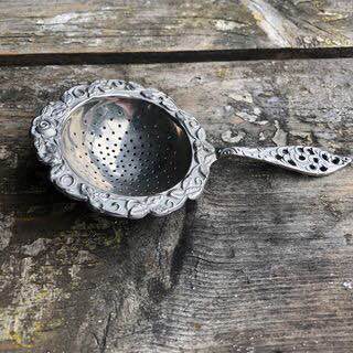 Vintage Silver Plated Tea Strainer