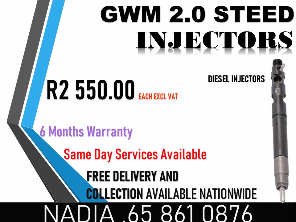 GWM 2,0 STEED DIESEL INJECTORS AVAILABLE - Private Seller GWM 2,0 STEED DIESEL INJECTORS AVAILABLE - Private Seller