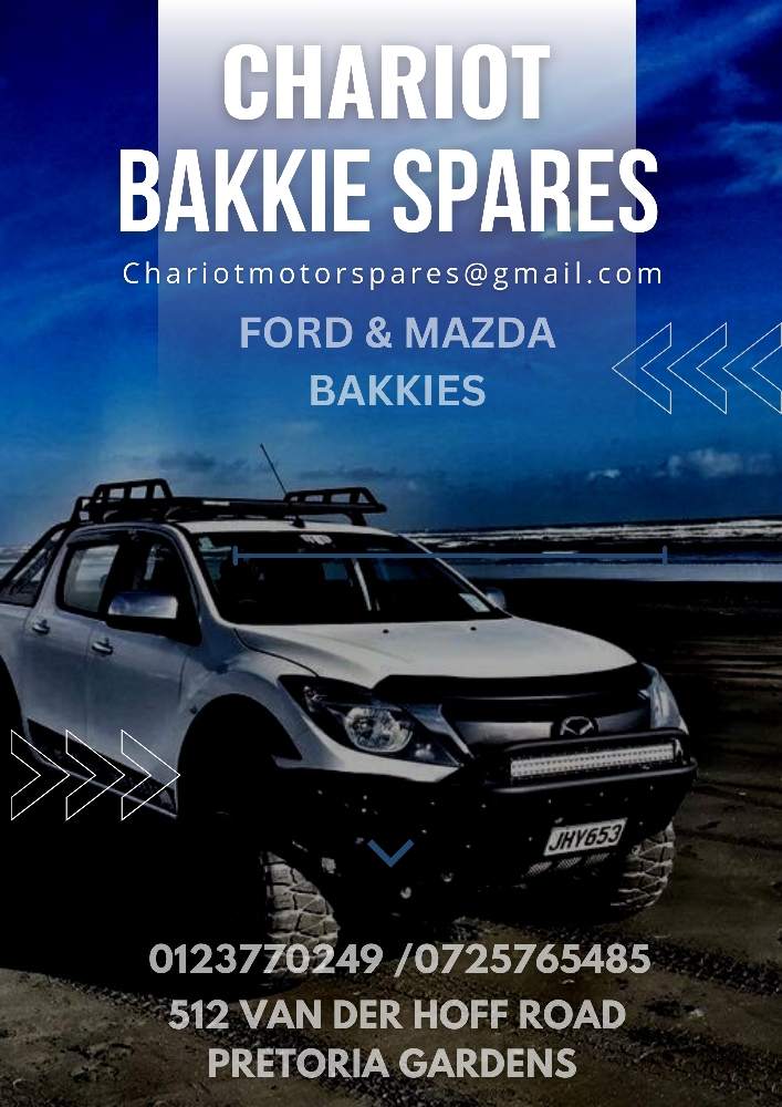 CHARIOT BAKKIE SPARES (FORD & MAZDA) - Private Seller CHARIOT BAKKIE SPARES (FORD & MAZDA) - Private Seller