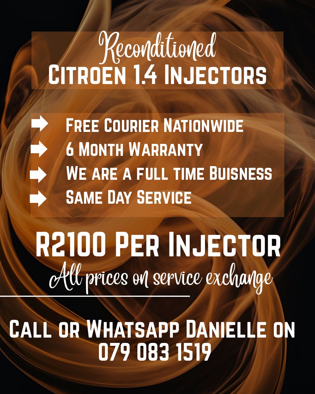 CITROËN 1.4 INJECTORS FOR SALE WITH WARRANTY INCLUDED - Private Seller CITROËN 1.4 INJECTORS FOR SALE WITH WARRANTY INCLUDED - Private Seller
