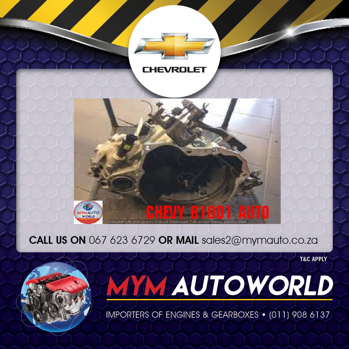 CHEVROLET B10D1 AUTOMATIC GEARBOX FOR SALE - Private Seller