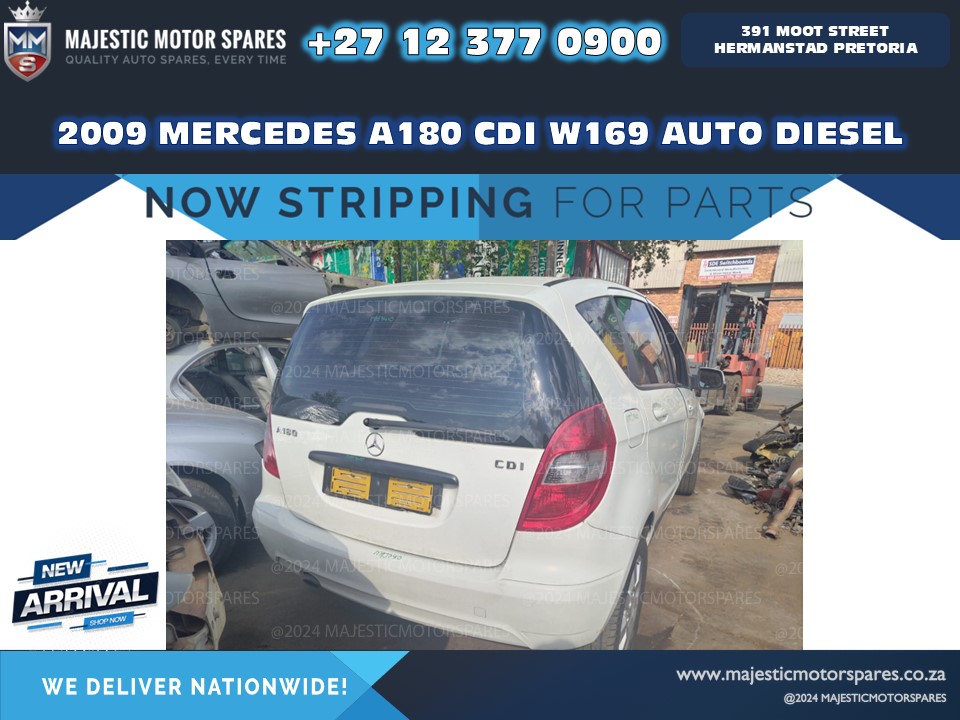 2009 Mercedes A180 CDI W169 – Stripping for Spares