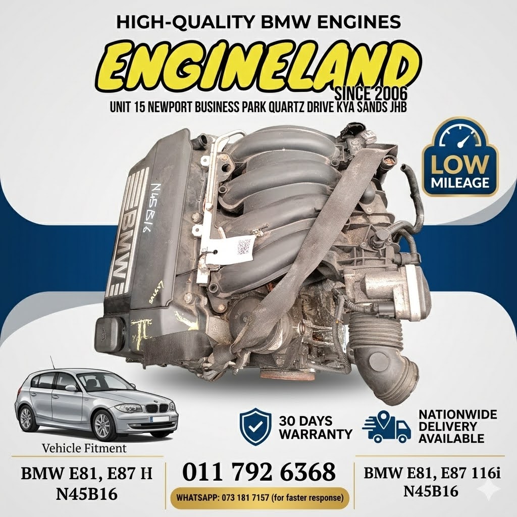 BMW 116i E81, E87 N45B16 engine - Private Seller BMW 116i E81, E87 N45B16 engine - Private Seller