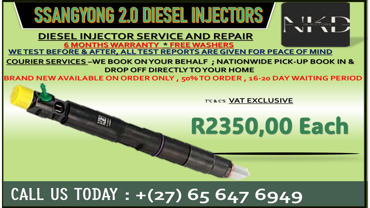 Ssangyong Diesel Injectors - Private Seller Ssangyong Diesel Injectors - Private Seller