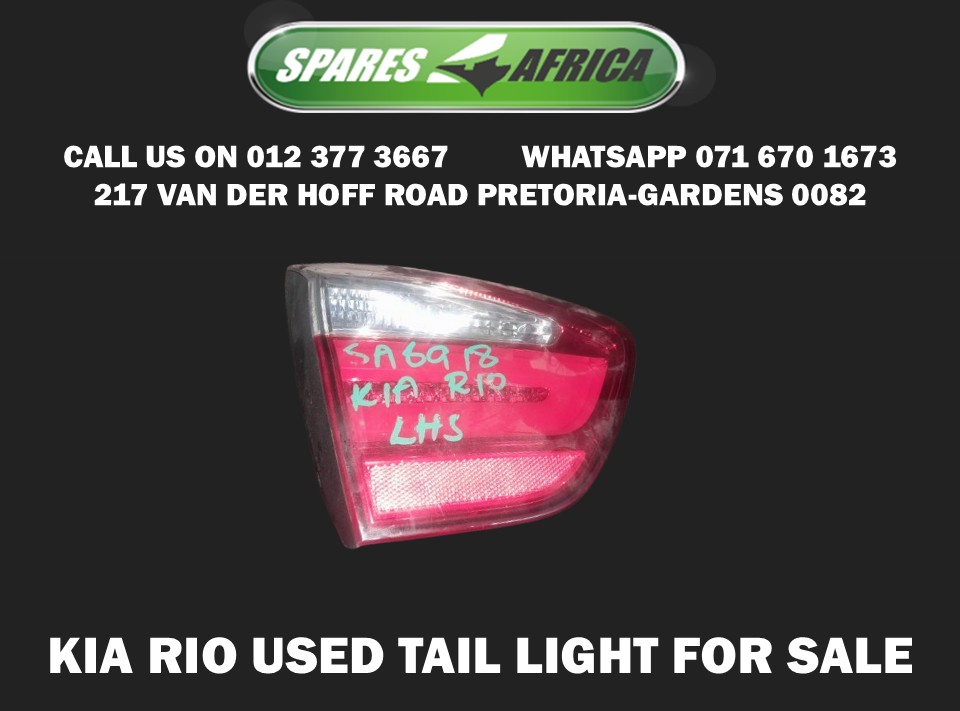 Kia Rio Used Tail Light for Sale - Private Seller