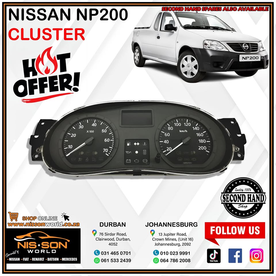 NISSAN NP200 CLUSTER - Private Seller NISSAN NP200 CLUSTER - Private Seller