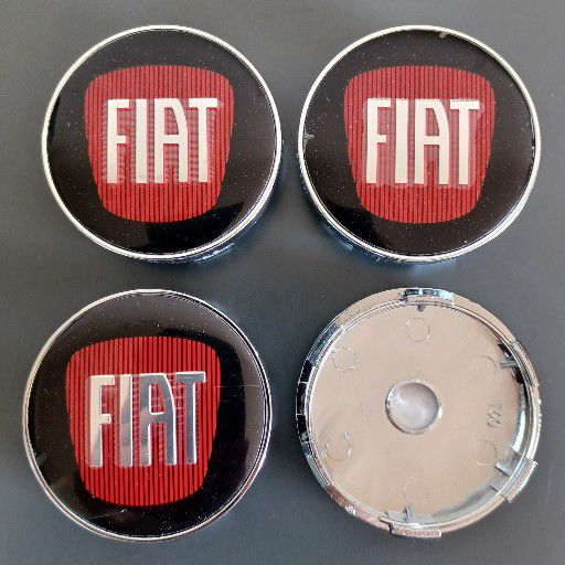FIAT 60mm Wheel rim centre caps emblems