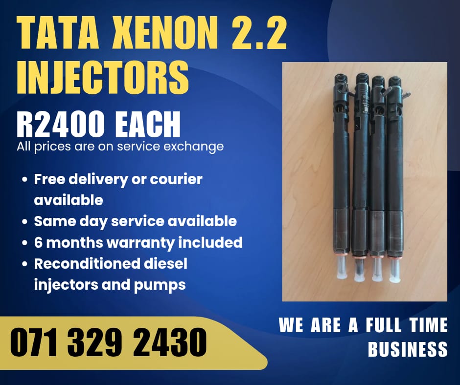 TATA XENON 2.2 INJECTORS FOR SALE WITH WARRANTY - Private Seller TATA XENON 2.2 INJECTORS FOR SALE WITH WARRANTY - Private Seller