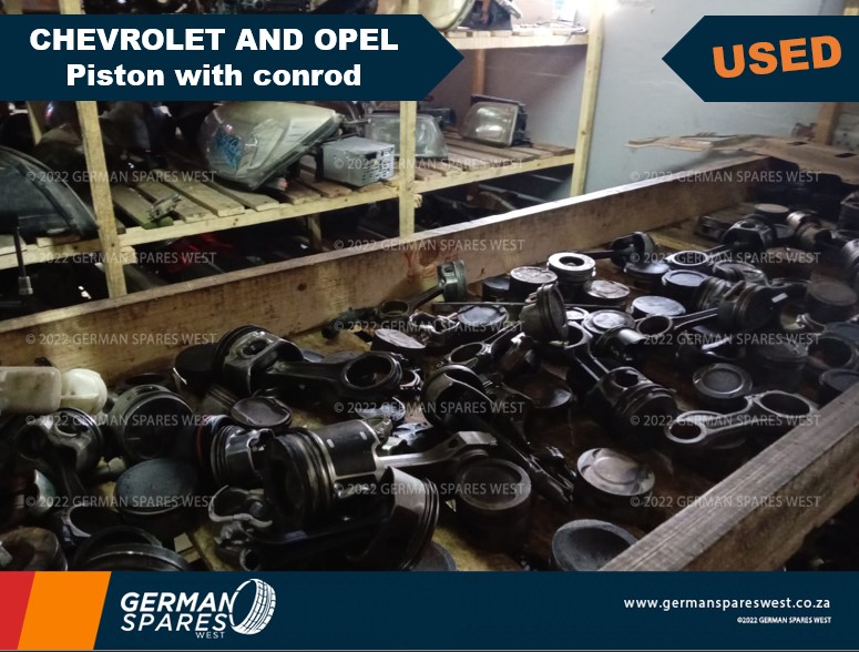 Chevrolet and Opel USED Pistons with conrod for sale - Private Seller